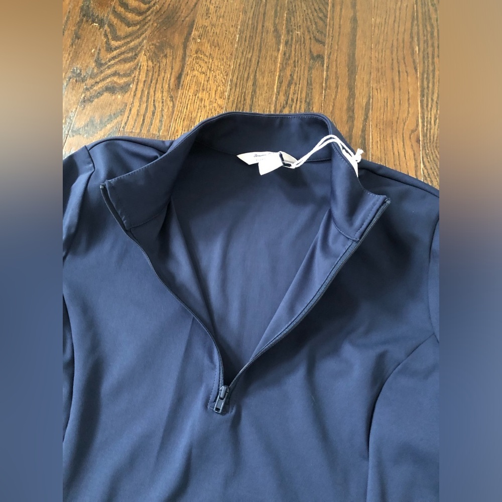 *NWT* Tommy Bahama Everyday Active Women’s L Navy Blue 1/4 Zip Active Jacket - Picture 5 of 11